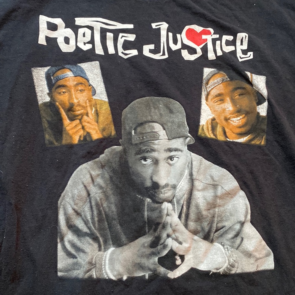 Chemistry Poetic Justice black t-shirt.
